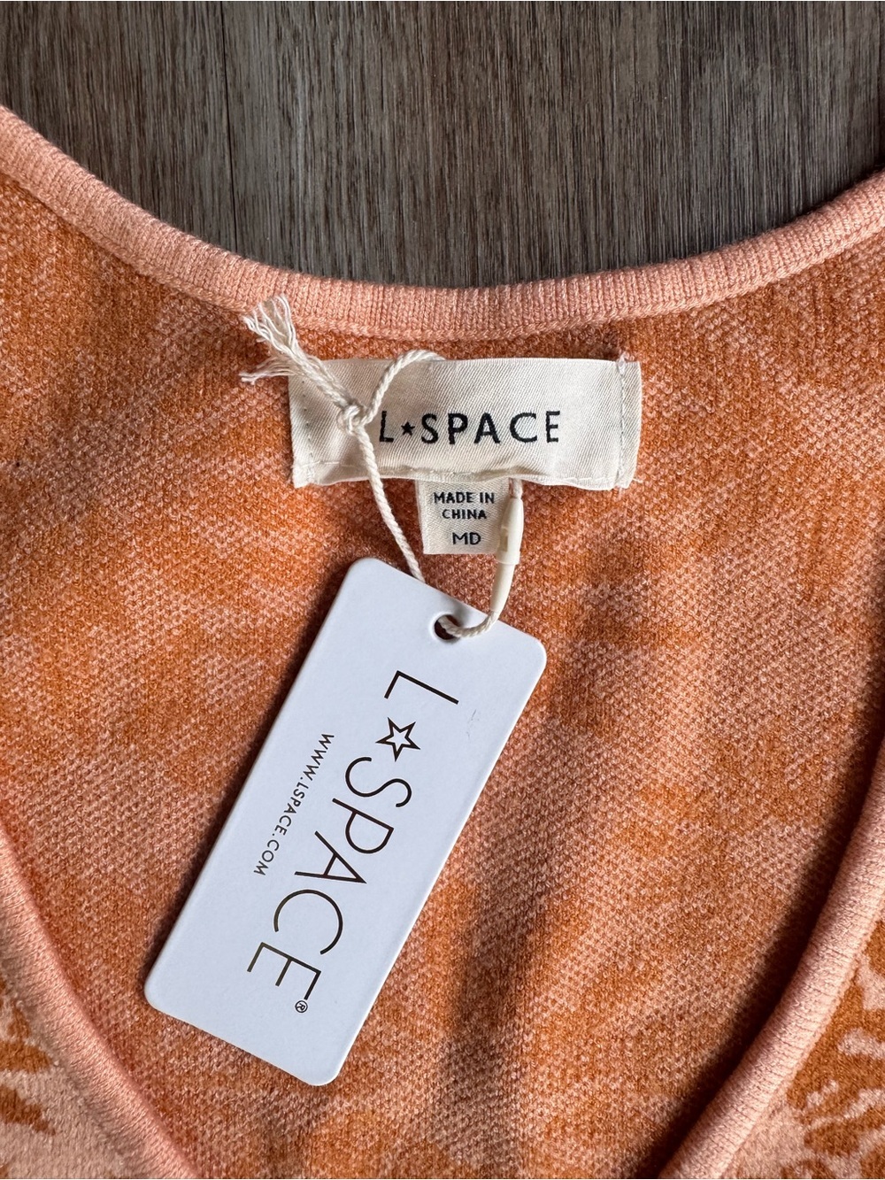 L SPACE Anne Marie Mini Dress - size Medium NWT - Picture 3 of 4